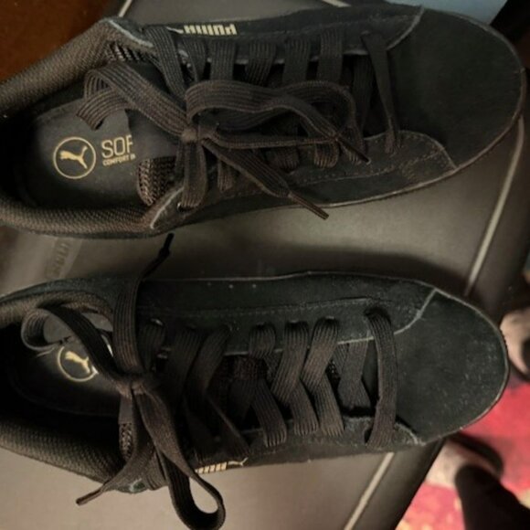 PUMA – Retro Black Vikki Platform Sneaker - Picture 8 of 16